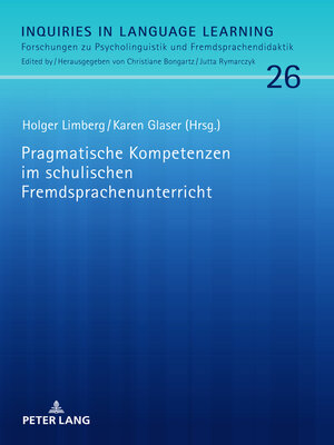 cover image of Pragmatische Kompetenzen im schulischen Fremdsprachenunterricht